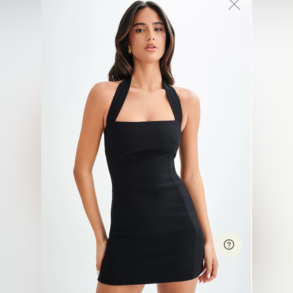 Meshki Amelita Suiting Halter Mini Dress